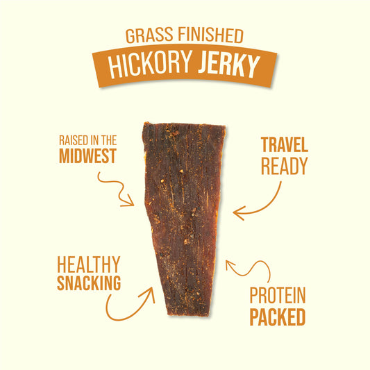 All-Natural Grass-Fed, Grass-Finished Beef Jerky