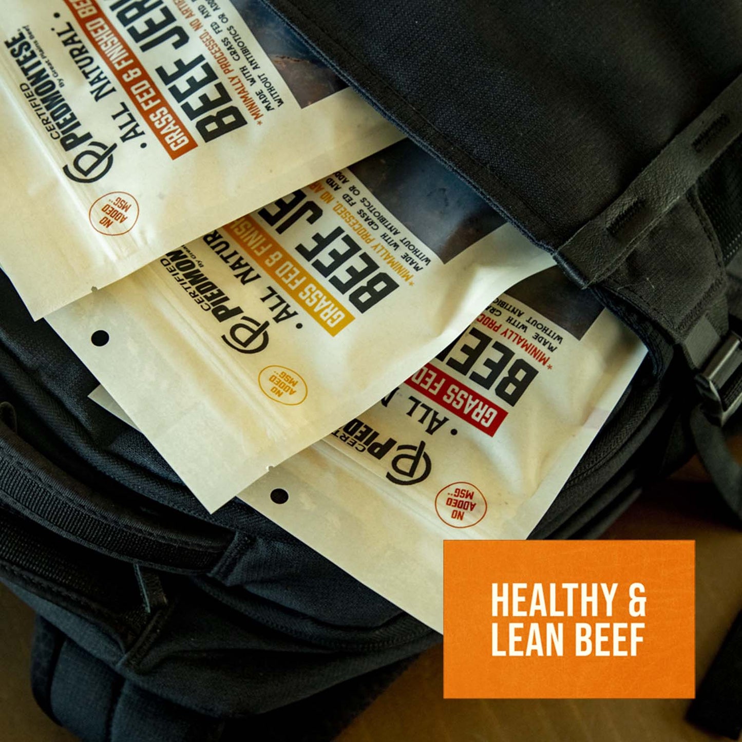 All-Natural Grass-Fed, Grass-Finished Beef Jerky