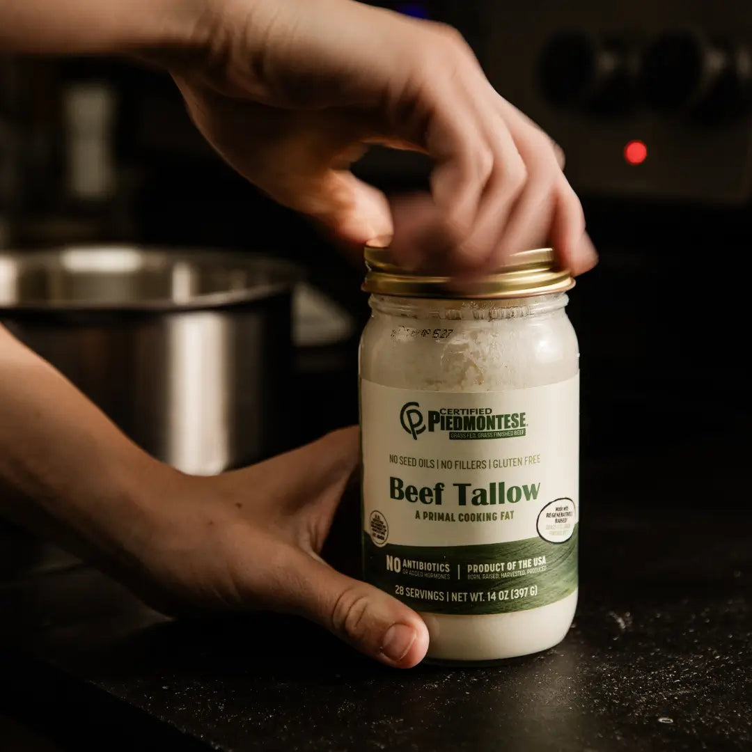 Grass-Fed Grass-Finished Beef Tallow
