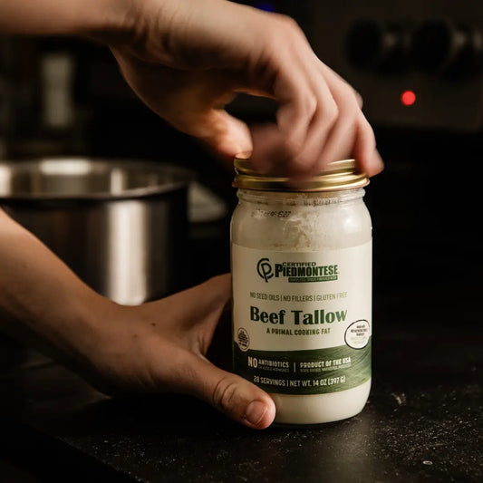 Grass-Fed Grass-Finished Beef Tallow
