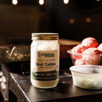 Grass-Fed Grass-Finished Beef Tallow