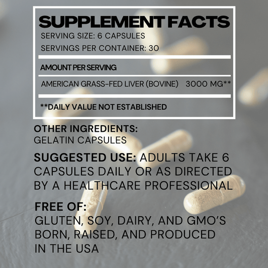 Grass-Fed Beef Liver Supplement - Beef Balance