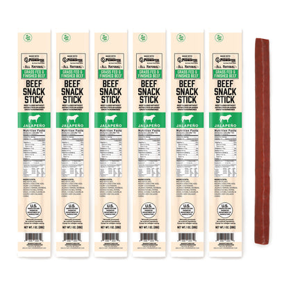 All-Natural Grass-Fed, Grass-Finished Beef Snack Sticks