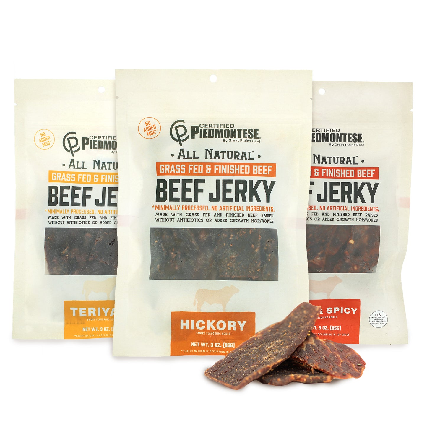 All-Natural Grass-Fed, Grass-Finished Beef Jerky
