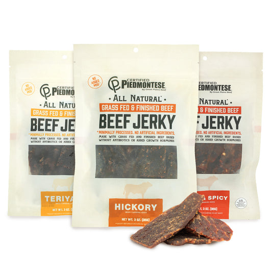 All-Natural Grass-Fed, Grass-Finished Beef Jerky
