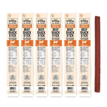 All-Natural Grass-Fed, Grass-Finished Beef Snack Sticks