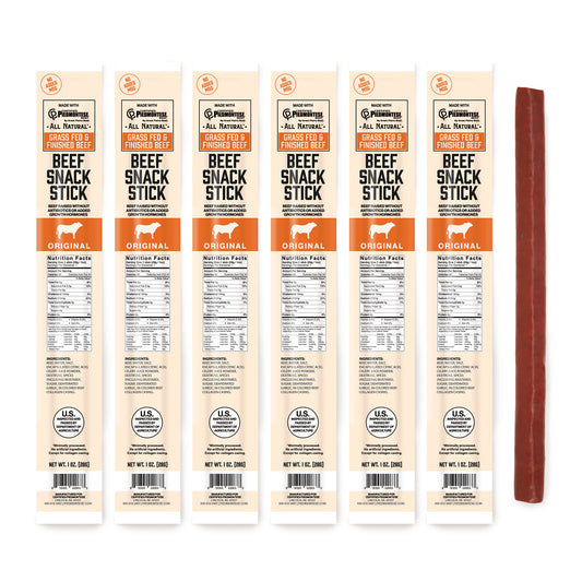 All-Natural Grass-Fed, Grass-Finished Beef Snack Sticks