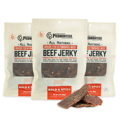 All-Natural Grass-Fed, Grass-Finished Beef Jerky