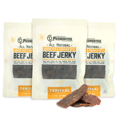 All-Natural Grass-Fed, Grass-Finished Beef Jerky